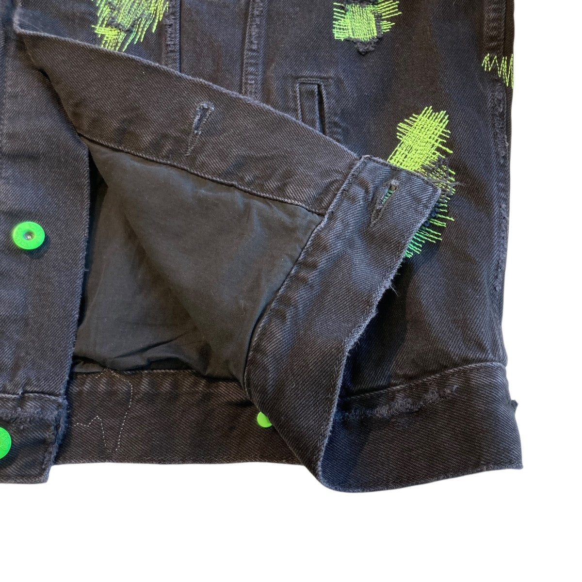 Endless Denim VLONE boro denim jacketデニムジャケット 古着・中古-5枚目のアイテム画像