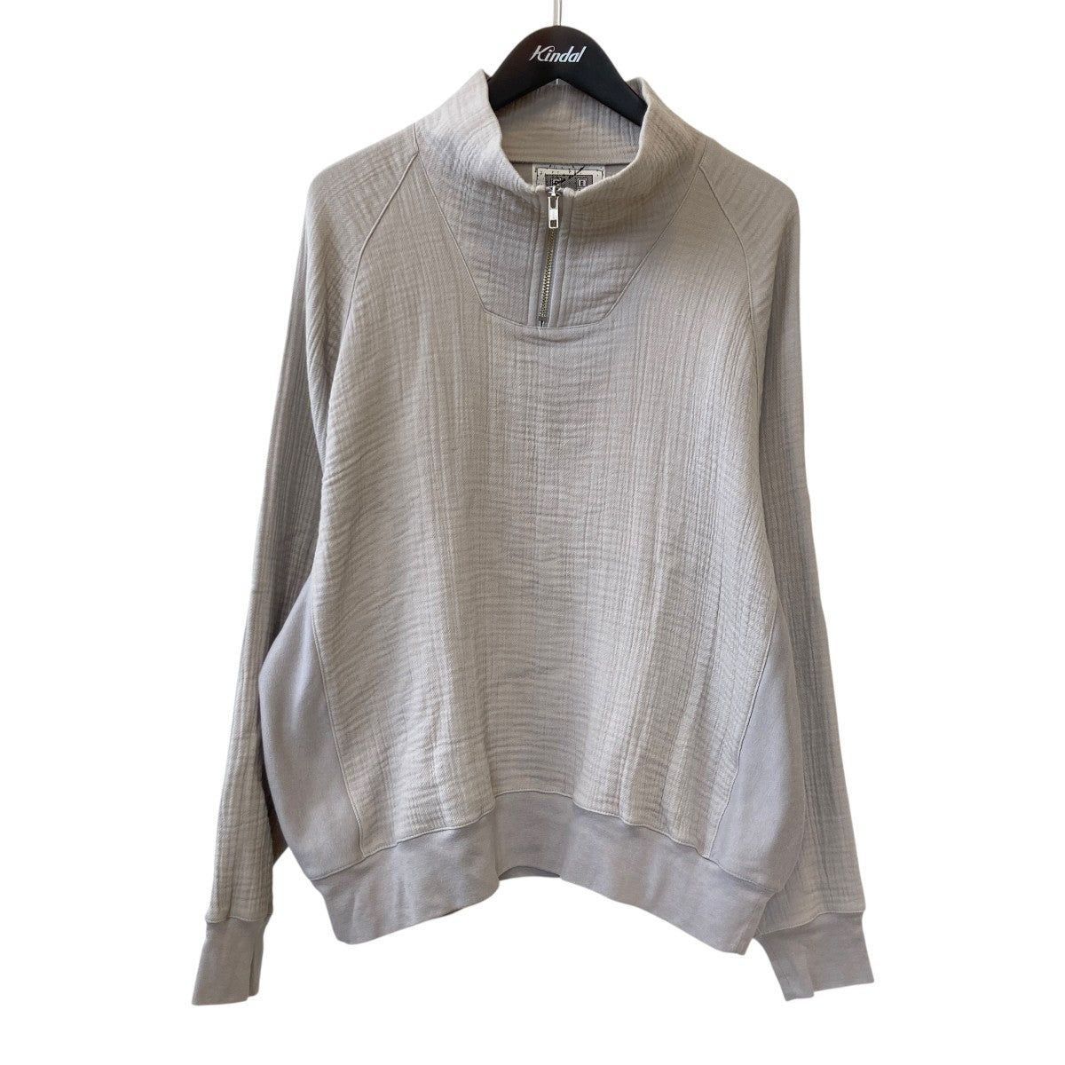 Layered Gauze Half Zipガーゼ ハーフジップスウェットトップスCES27CS25