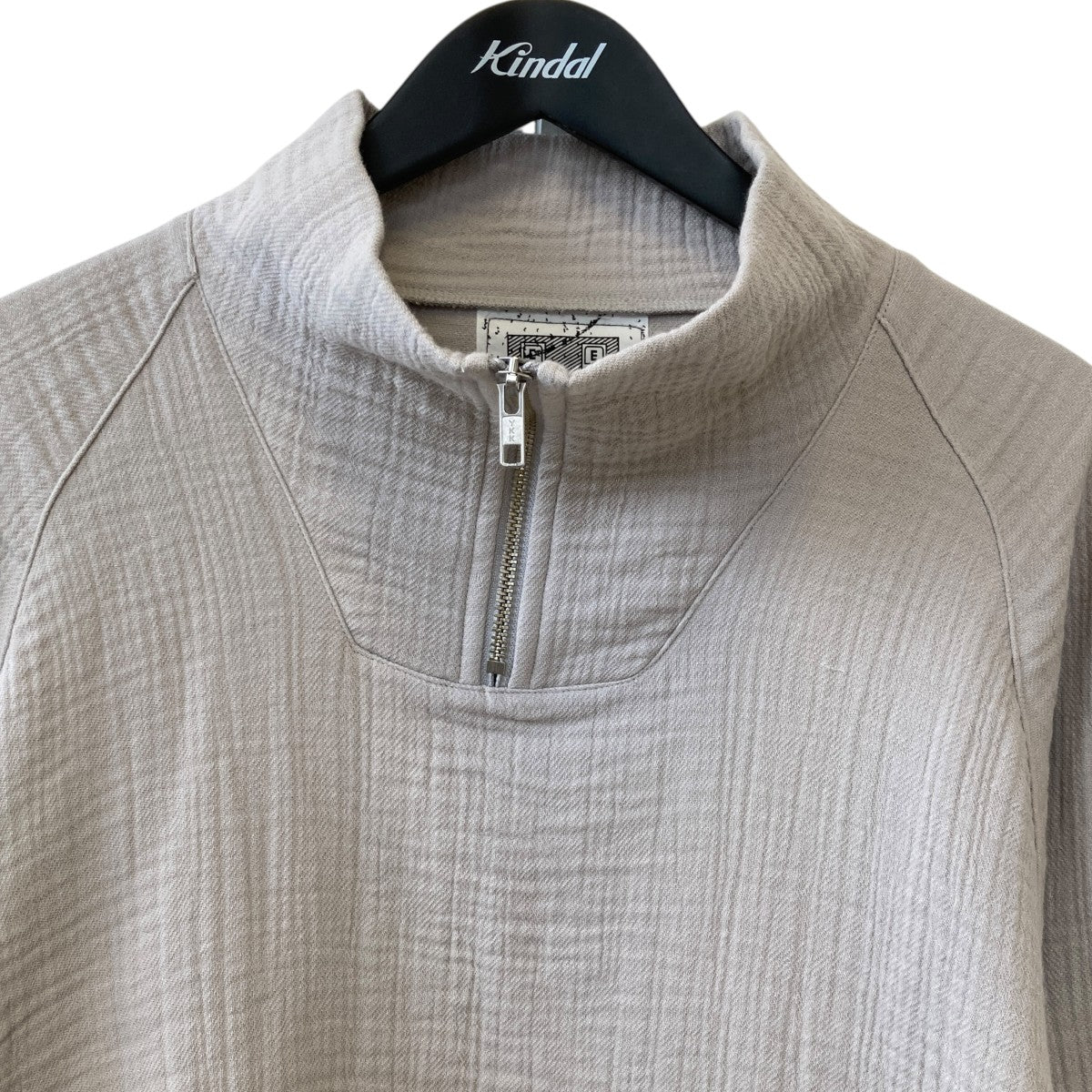 Layered Gauze Half Zipガーゼ ハーフジップスウェットトップスCES27CS25
