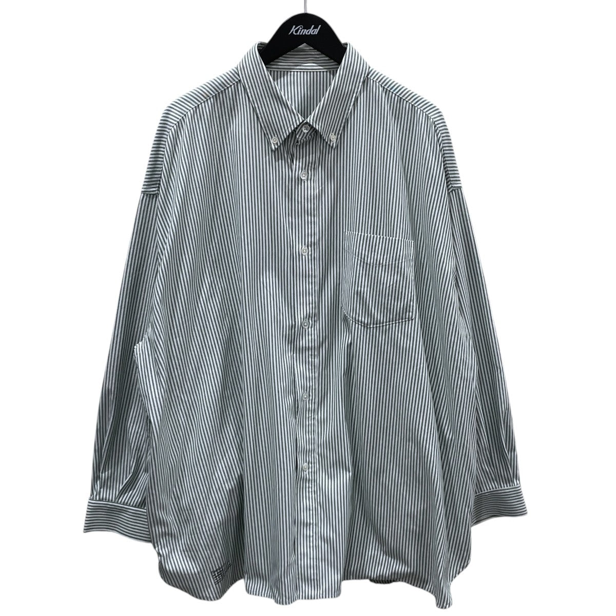 ストライプ柄ボタンダウンシャツ DRY OXFORD CORPORATE L／S B．D． SHIRT ドライオックスフォード ーポレート ロングスリーブボタンダウンシャツ FSW-23-SH_003