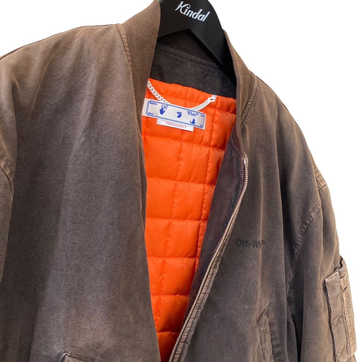 DIAG TAB BOMBER JACKETボンバージャケットOMEH044C99FAB001