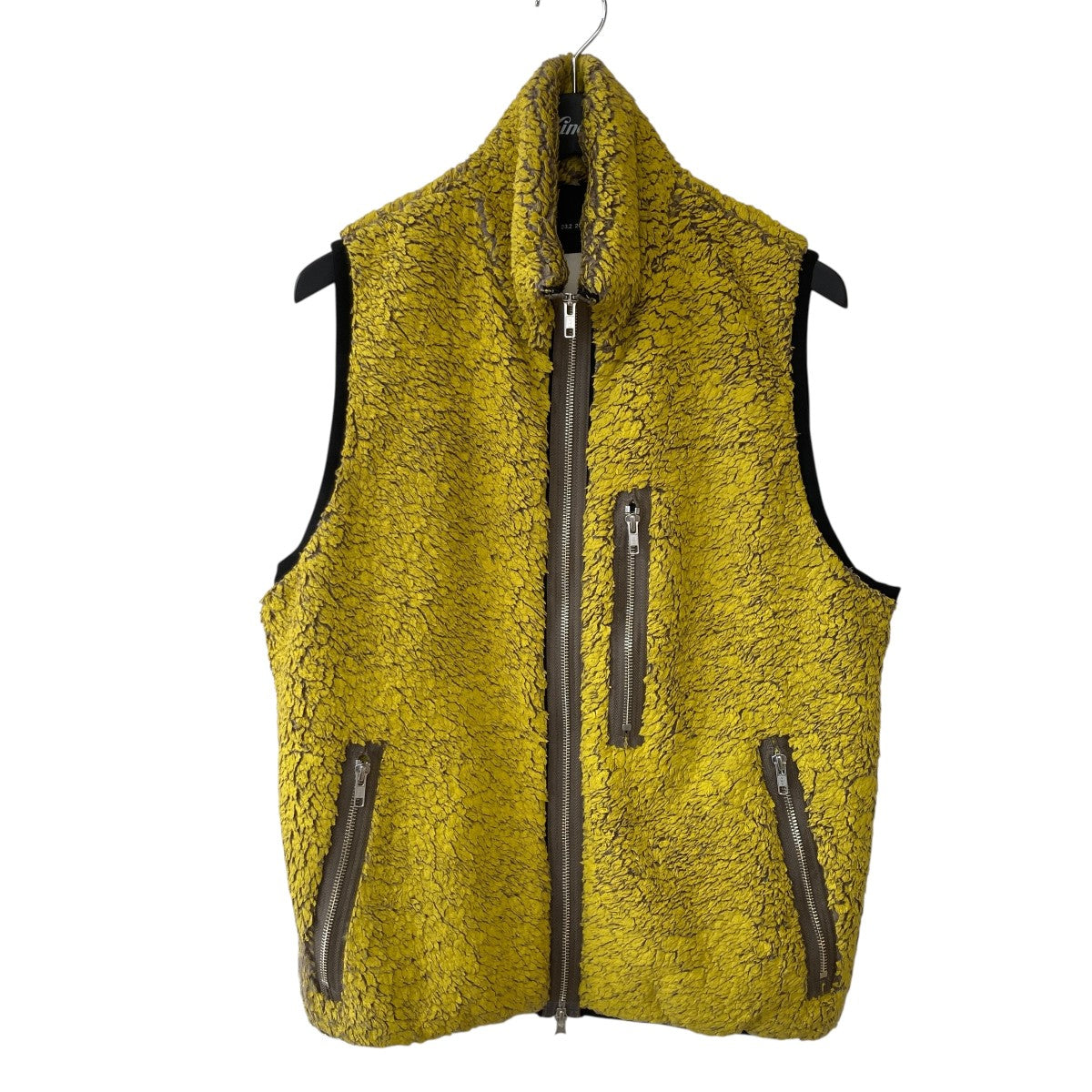 High Collar Fleece Camper Vestジップベスト