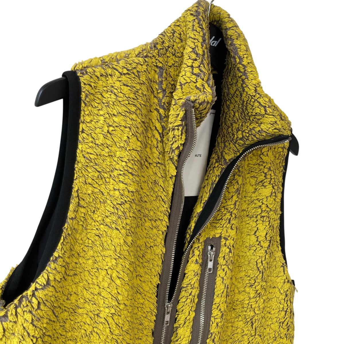 High Collar Fleece Camper Vestジップベスト