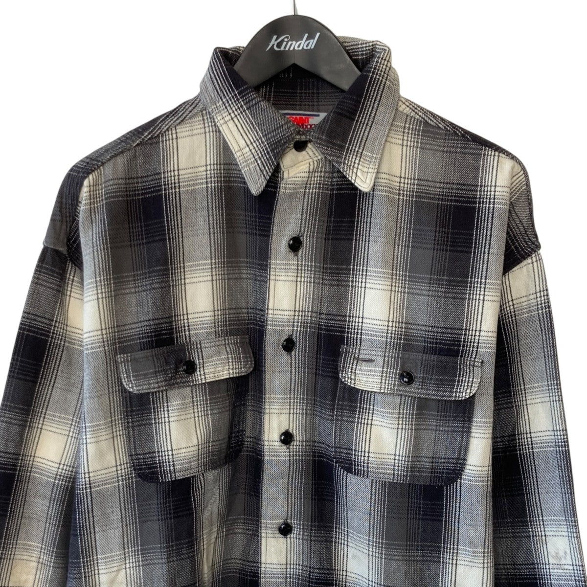 SAINT MICHAEL ×BerBerJin FLANNEL SHIRT長袖シャツSM-HR1-0000-CV52 古着・中古-2枚目のアイテム画像