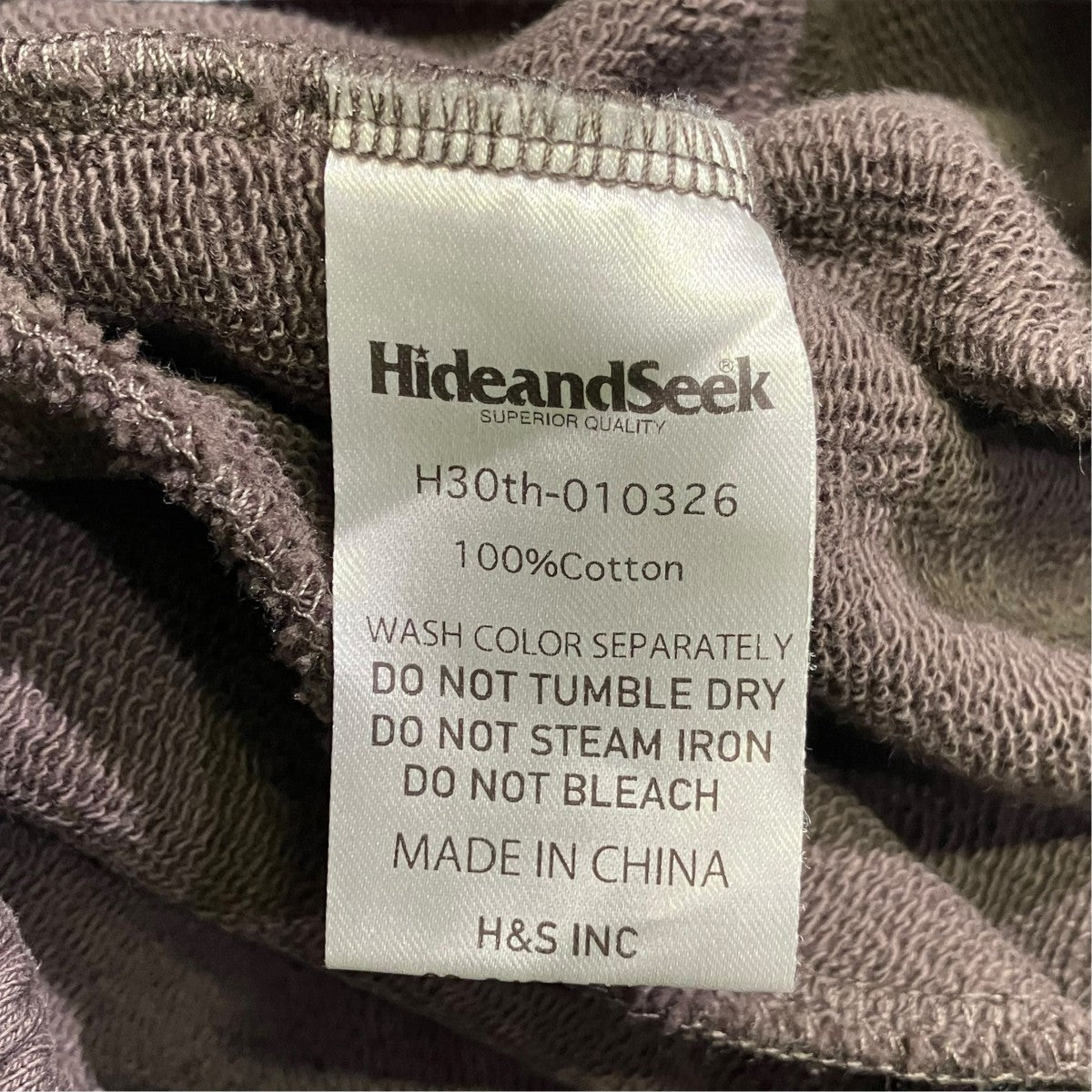 The H＆S Sweat PantsスウェットパンツH30th-010326