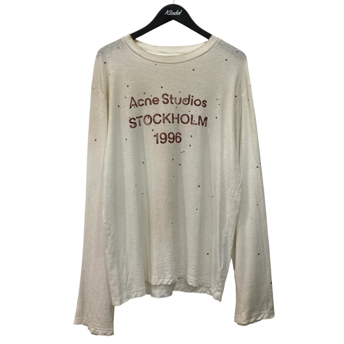 ACNE STUDIOS スタンプロゴ長袖TシャツSP-UX-TSHI000052 古着・中古-1枚目のアイテム画像