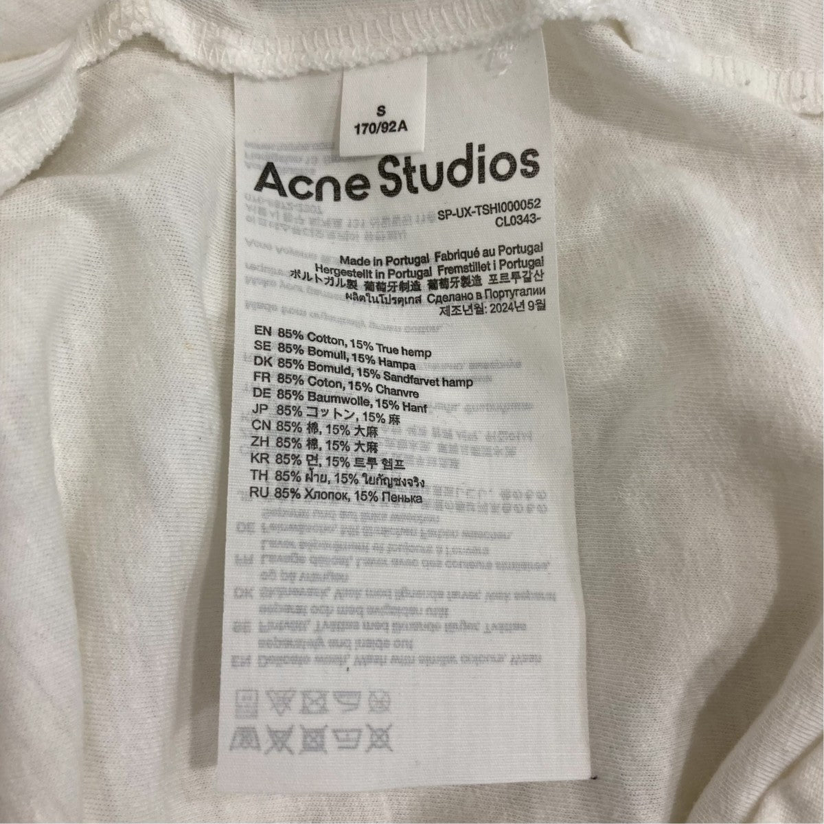 ACNE STUDIOS スタンプロゴ長袖TシャツSP-UX-TSHI000052 古着・中古-10枚目のアイテム画像