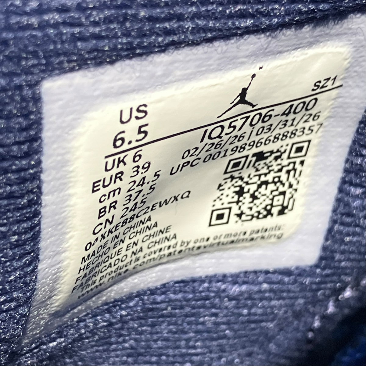 AIR JORDAN 6 RETRO SPスニーカーIQ5706-400