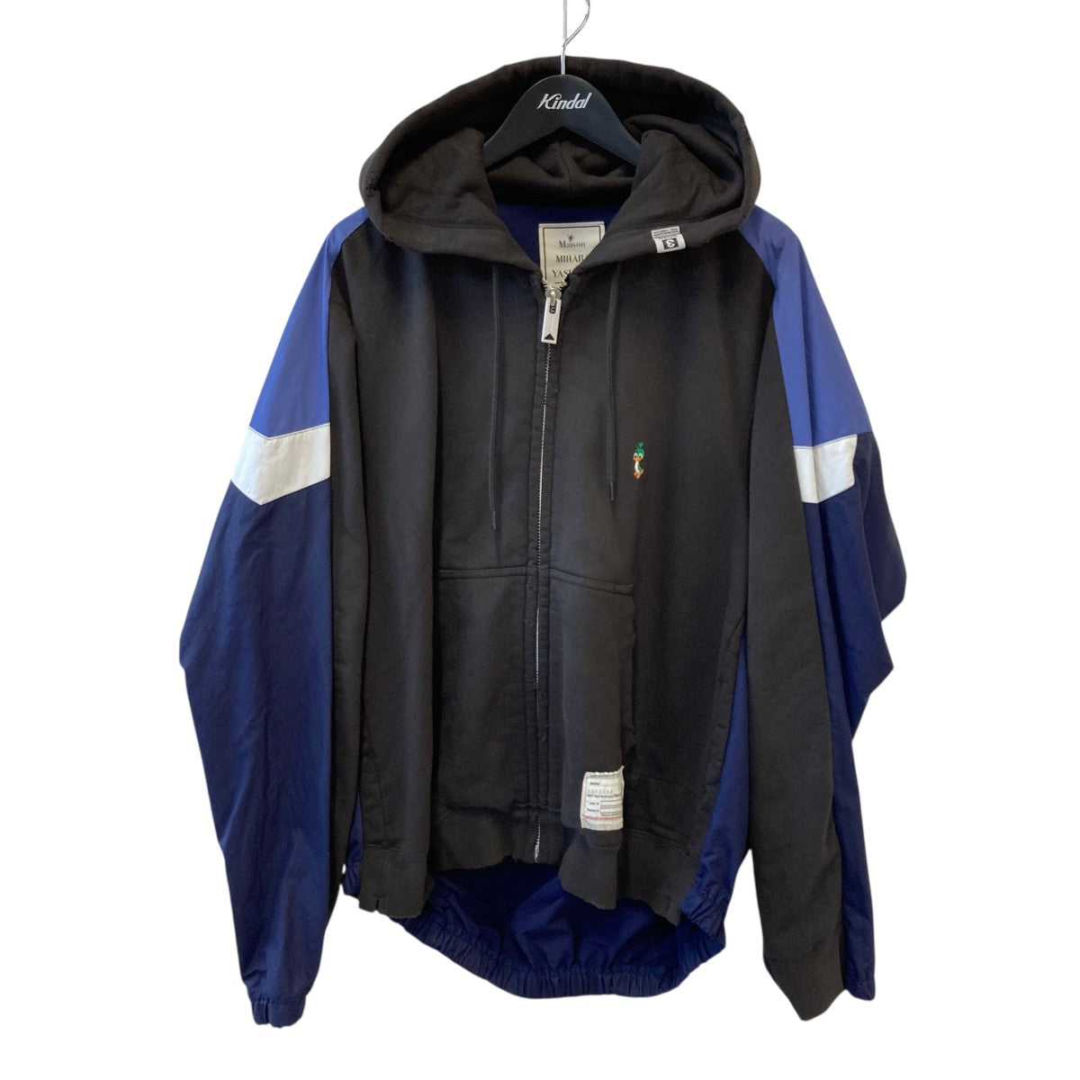 TRACK JACKET COMBINED PARKAジップパーカーA16PK571