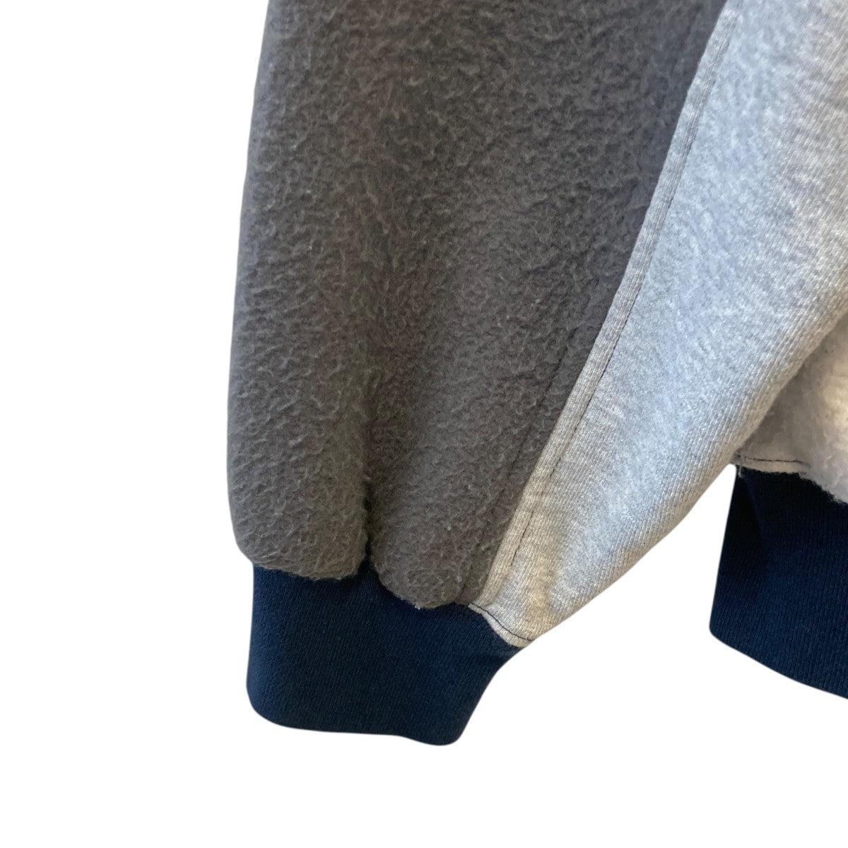 Patchwork Zip Up Hooded Sweatshirパッチワークジップパーカー