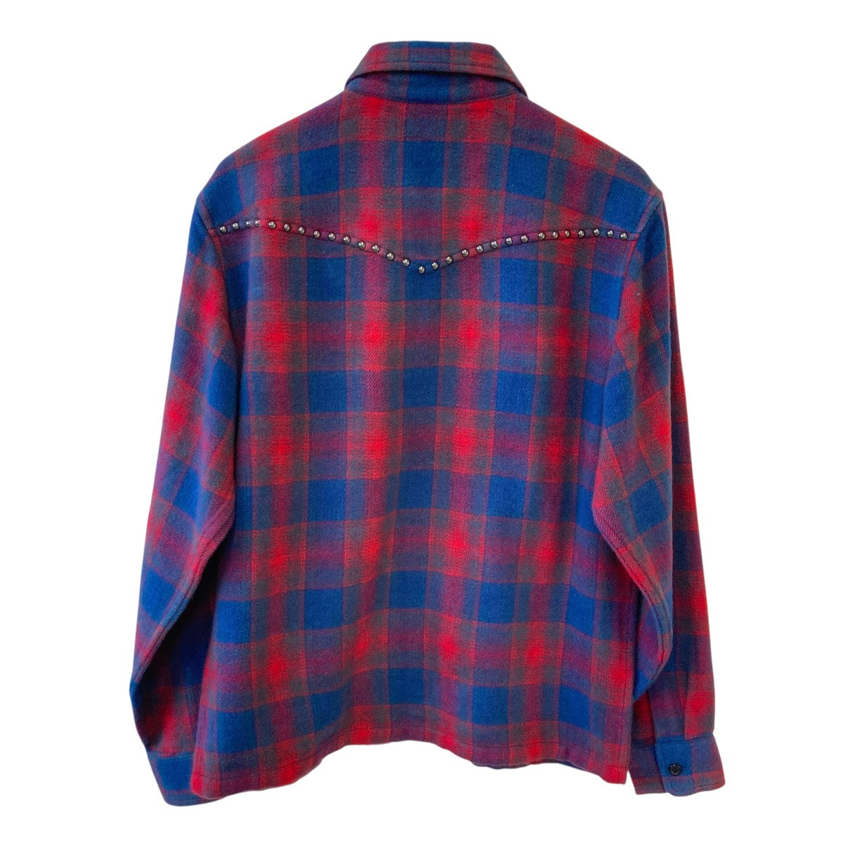25AWShadow Plaid Zip Up Shirtジップアップシャツ