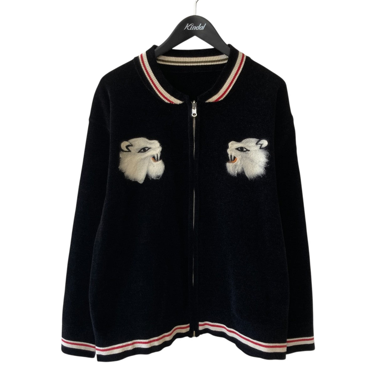 DAIRIKU 24AWNeedle Punch Rversible Ska Knitスカジャン24AW K-2 古着・中古-1枚目のアイテム画像