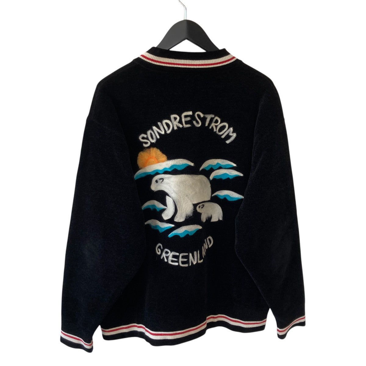 DAIRIKU 24AWNeedle Punch Rversible Ska Knitスカジャン24AW K-2 古着・中古-2枚目のアイテム画像