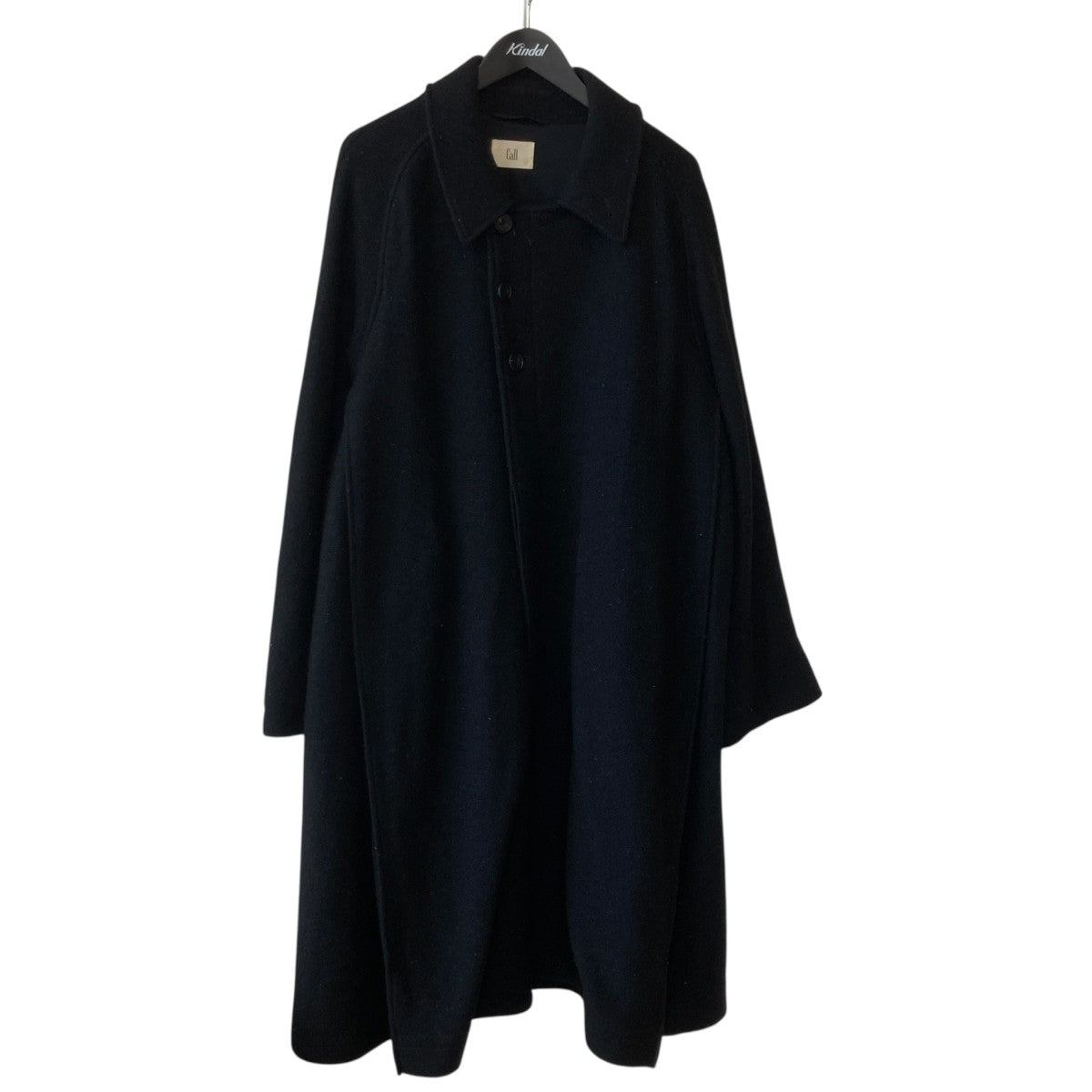 side pleats over coatコートCL_AW23_CO_01