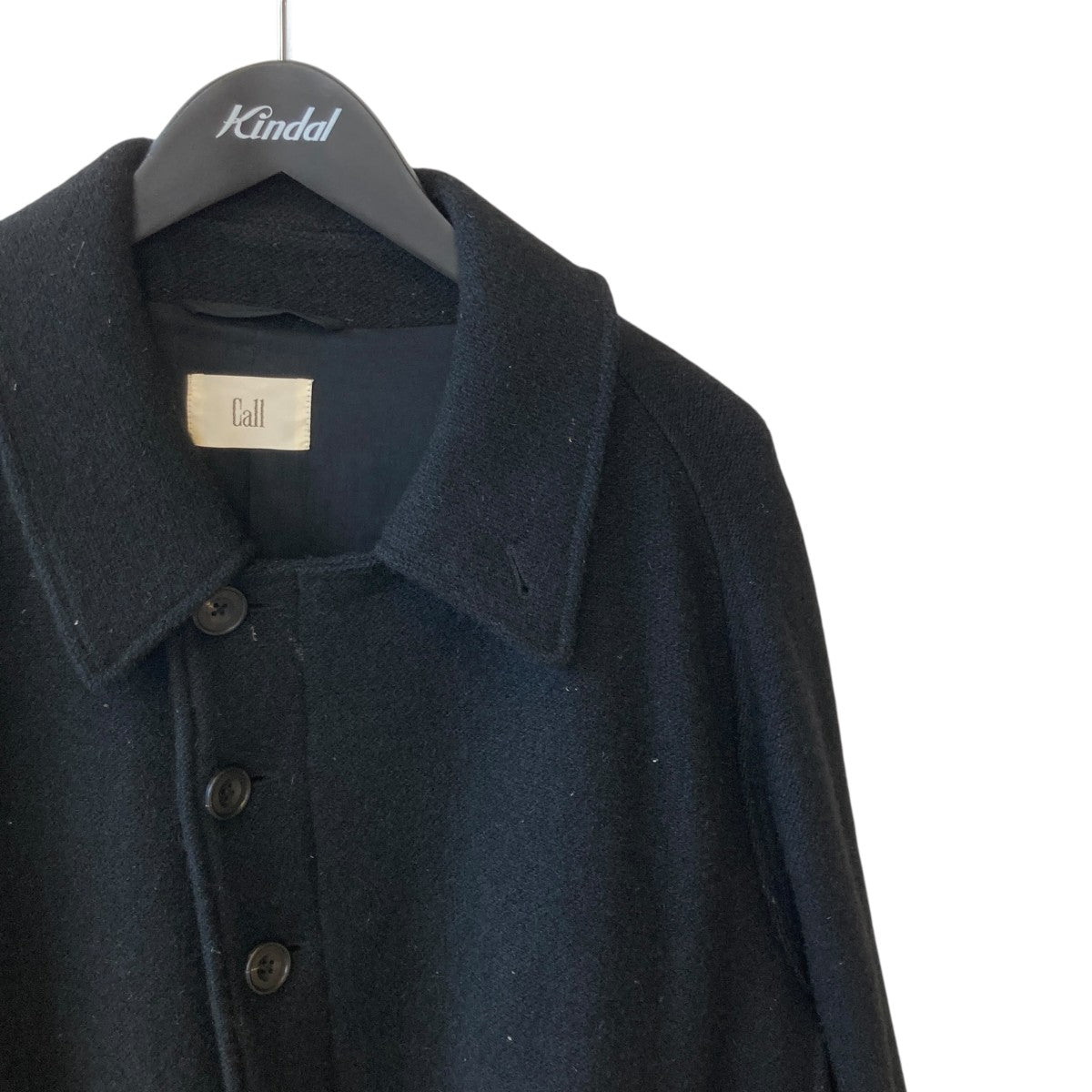 side pleats over coatコートCL_AW23_CO_01