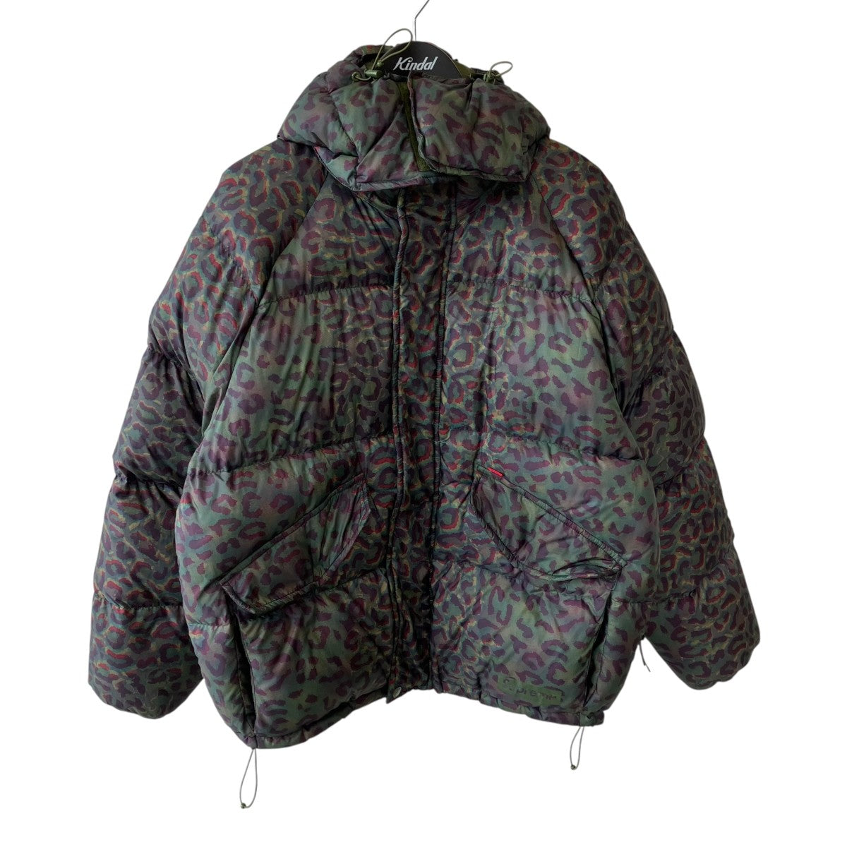 24AW700-Fill Down Lightweight Puffer Jacket Leopardダウンジャケット