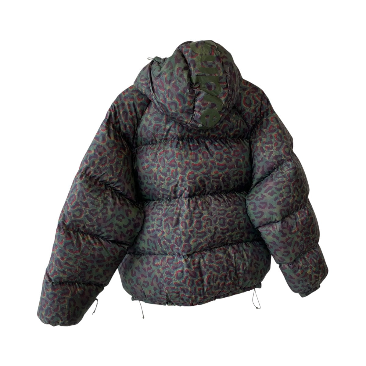 24AW700-Fill Down Lightweight Puffer Jacket Leopardダウンジャケット