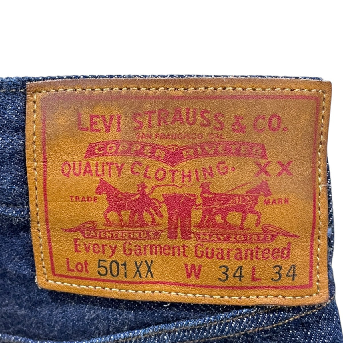 LEVI’S デニムパンツ 501XX 22年モデル 日本製 A4410-0003 古着・中古-8枚目のアイテム画像