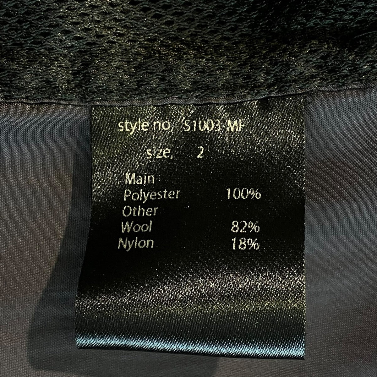 LEATHER SATIN UL P／OジャケットS1003-MF