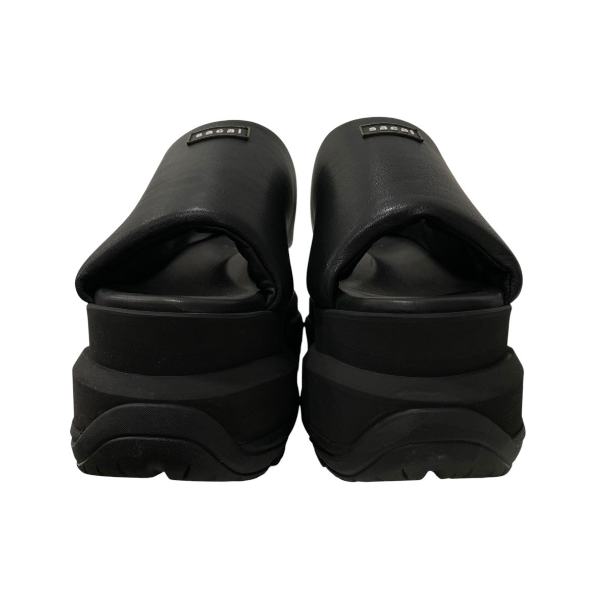 sacai サカイ マルチカラー チェック サンダル 38 sacai(サカイ) サンダル24-07175 24-07175 ブラック サイズ 38｜【公式