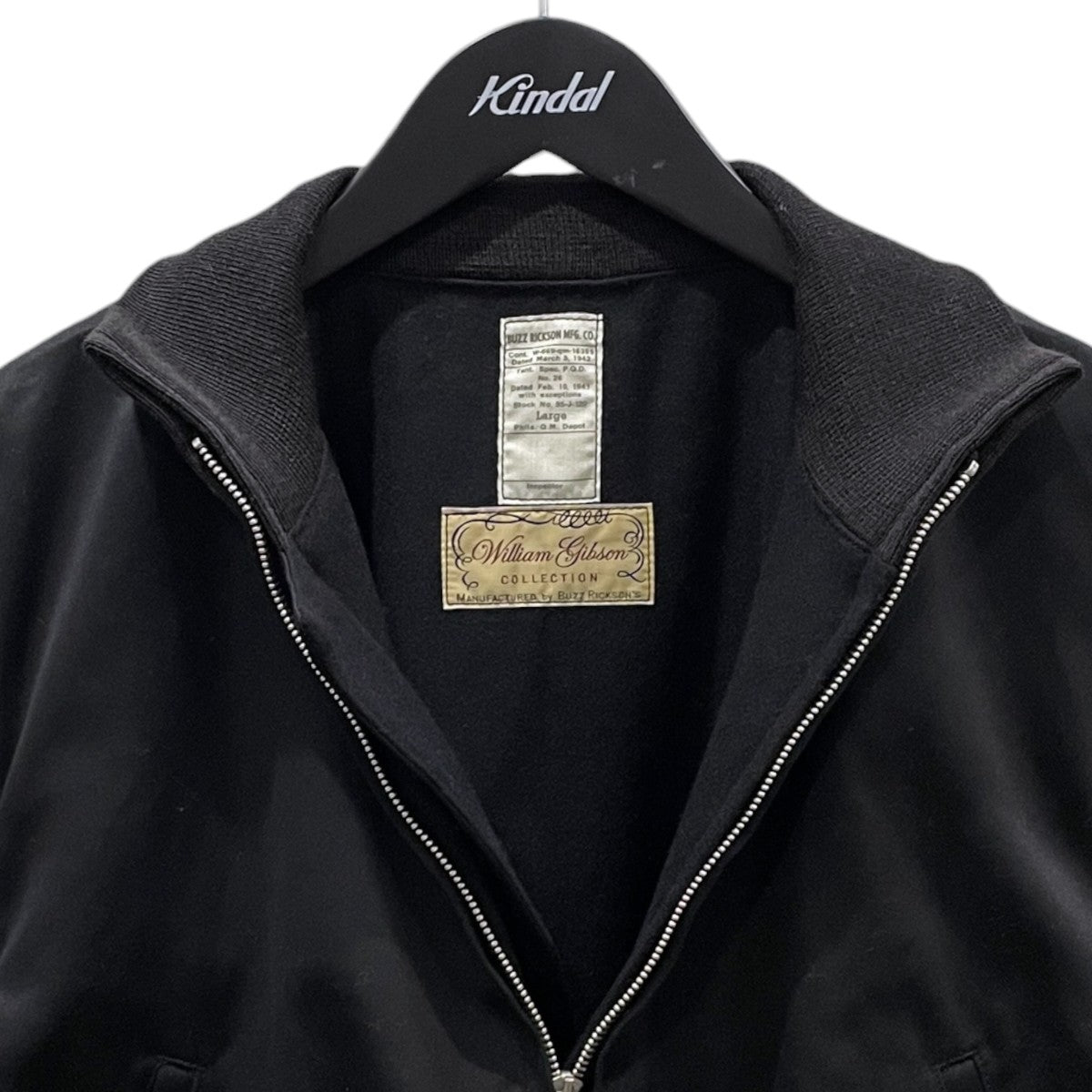 25AW ジップアップジャケット BLACK TANKERS SLASH POCKET ブラックタンカーススラッシュポケット BR15775