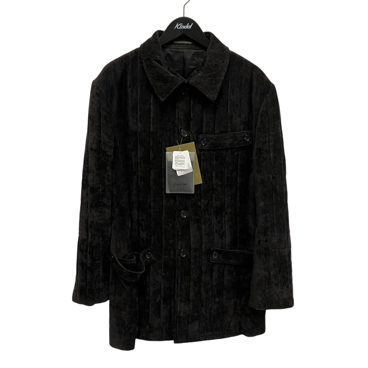 25AWLINEN VELVET TAB DETAIL PADED JACKETジャケットHL-J10-314