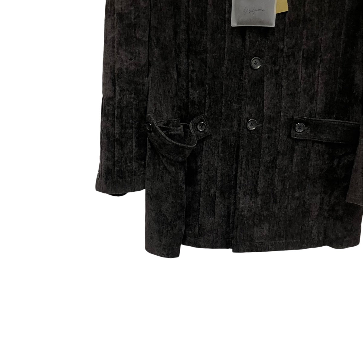 25AWLINEN VELVET TAB DETAIL PADED JACKETジャケットHL-J10-314