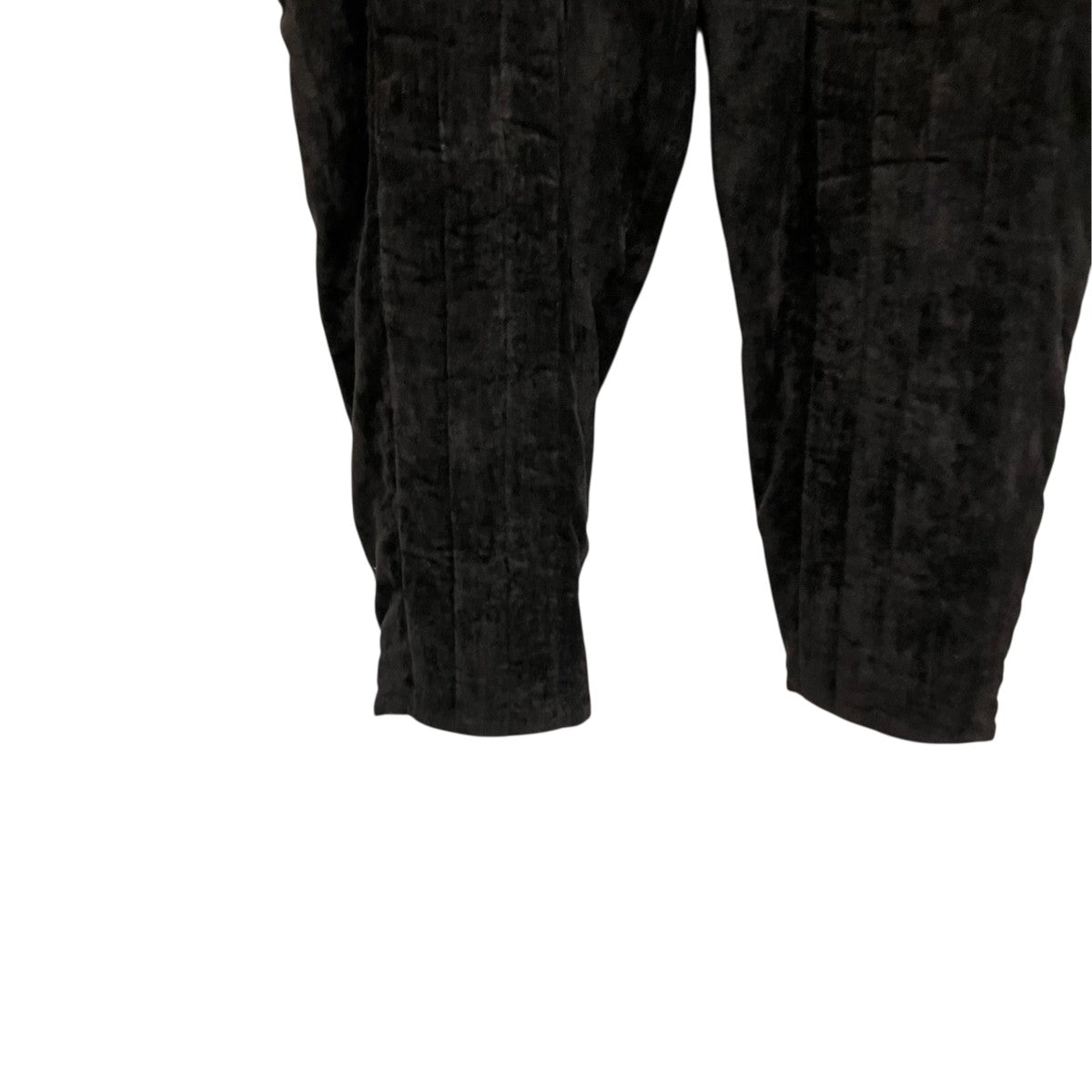 Yohji Yamamoto pour homme 25AWLINEN VELVET TAB DETAIL PADDED PANTSパンツHL-P17-314 古着・中古-4枚目のアイテム画像