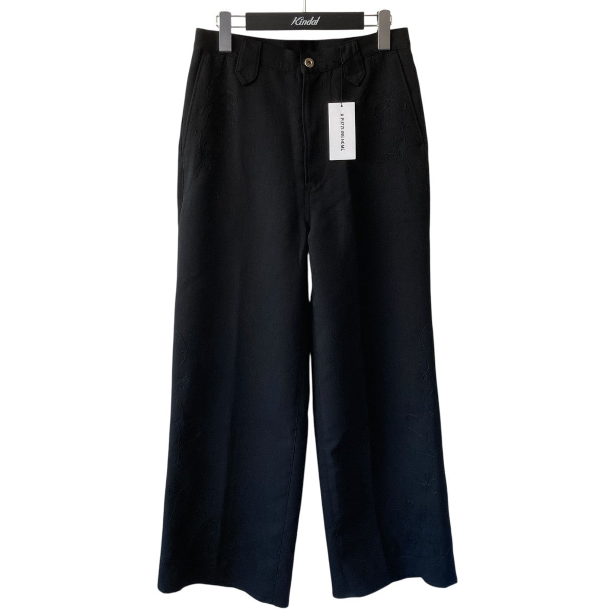 A PUZZLING HOME×SHIKITARI EMBROIDERY WESTERN PANTSパンツ 古着・中古-1枚目のアイテム画像