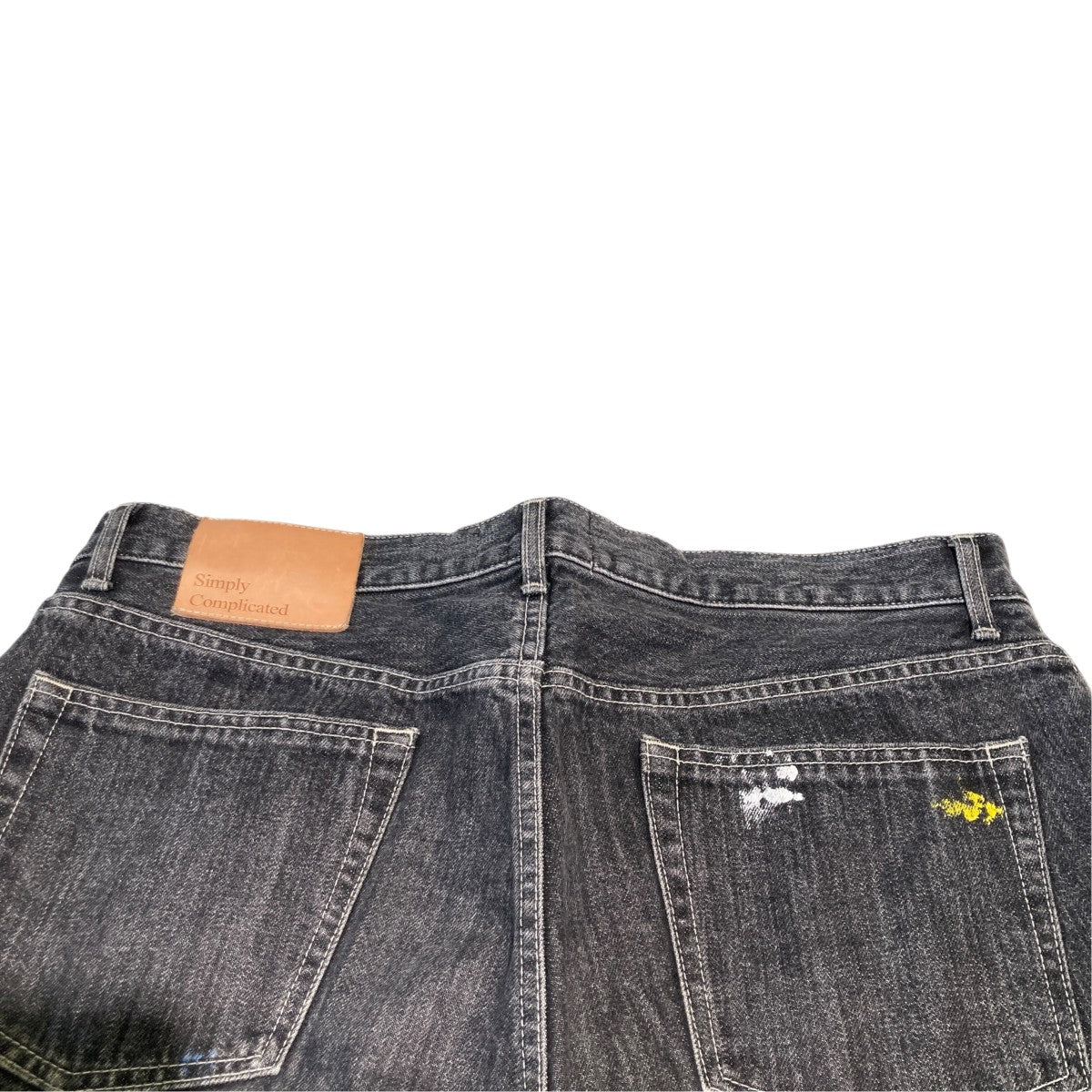 SIMPLY COMPLICATED BF JEANS ATELIER BLACKデニムパンツ25SS3015 古着・中古-4枚目のアイテム画像