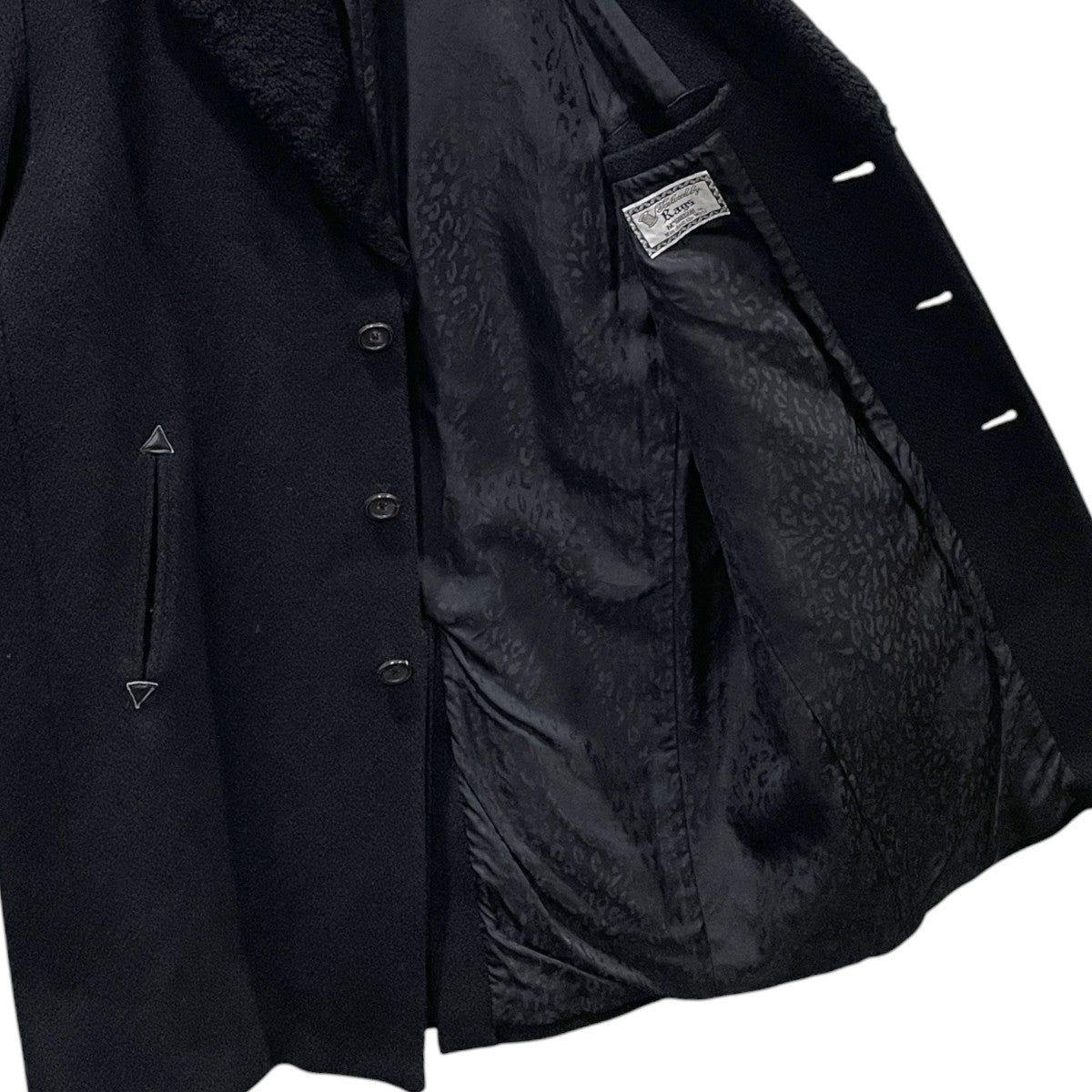 Rags McGREGOR(ラグスマクレガー) 16AW ムートンラペルウールコート