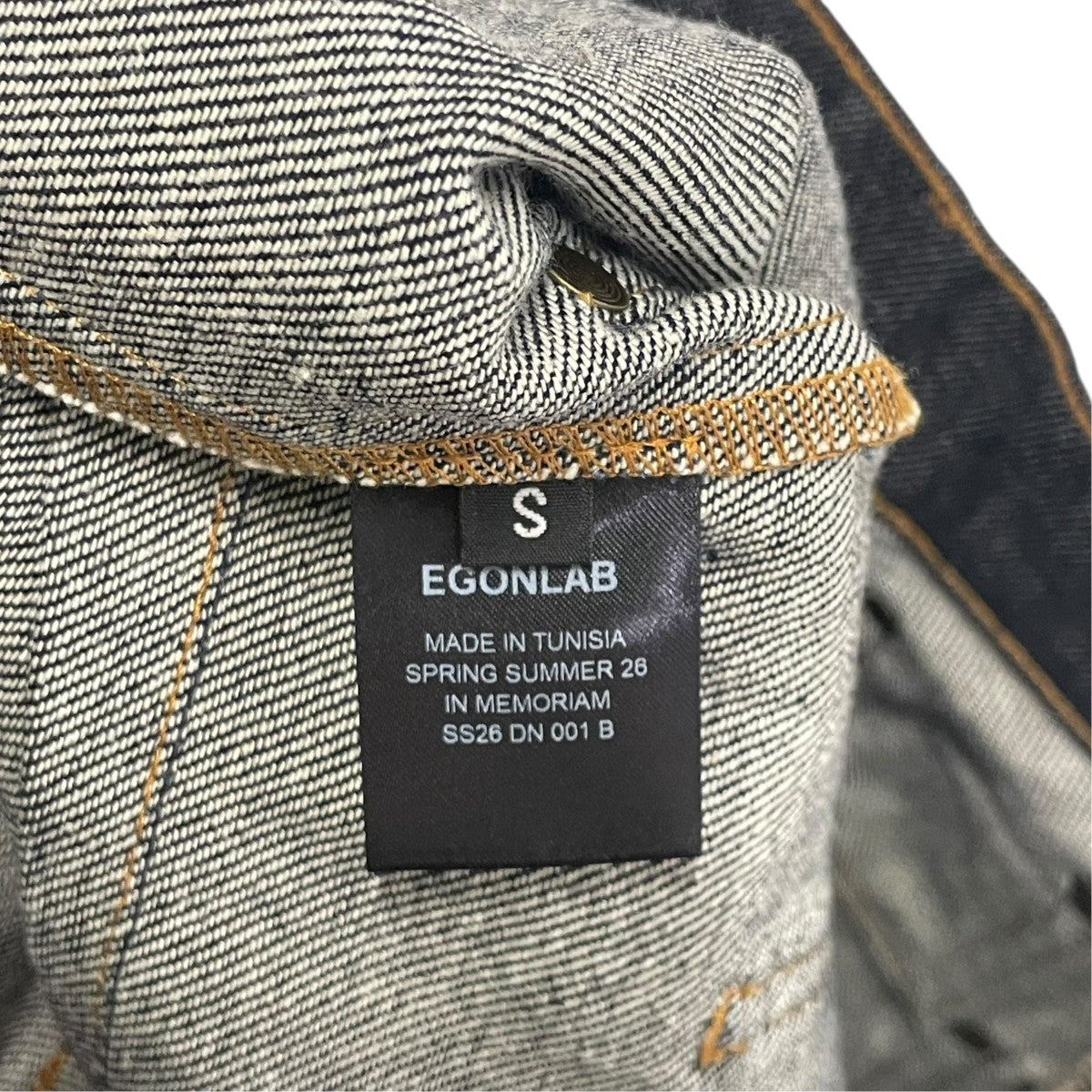EGONLAB 26SSREFINED WIDE DENIMデニムパンツ 古着・中古-5枚目のアイテム画像