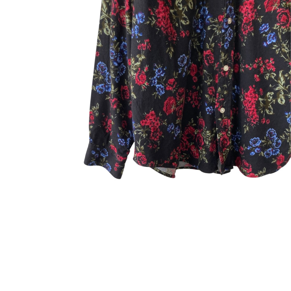 26SSFloral Flannel Shirt長袖シャツ