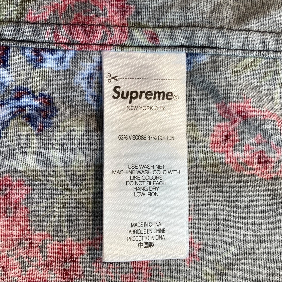 26SSFloral Flannel Shirt長袖シャツ
