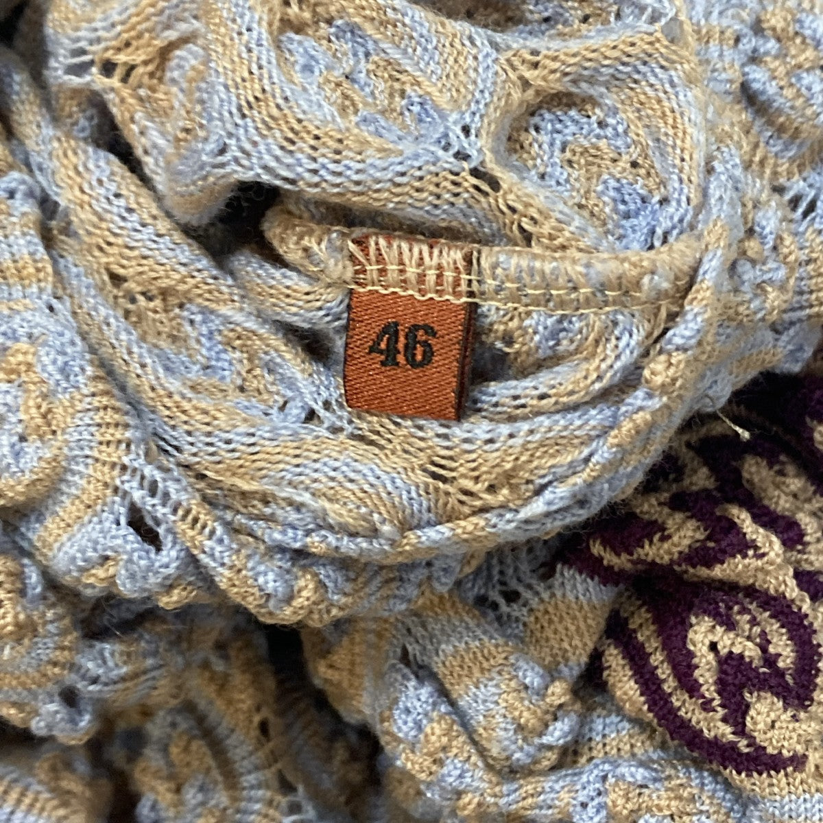 MISSONI タートルネックニット 古着・中古-6枚目のアイテム画像