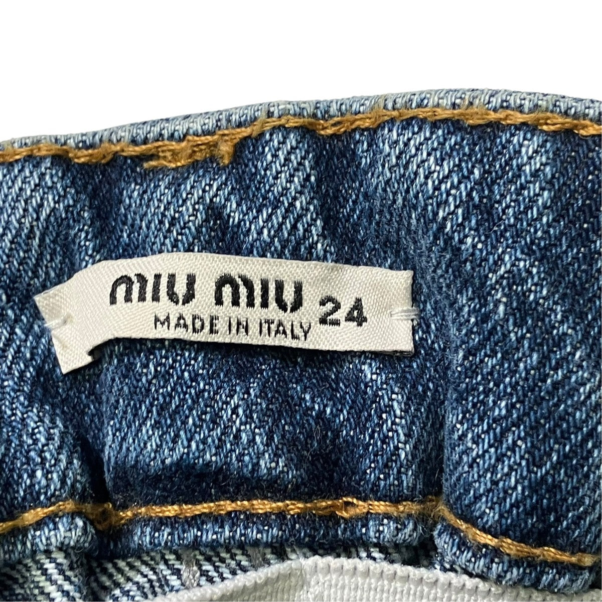 MIU MIU デニムパンツGWP299 古着・中古-5枚目のアイテム画像