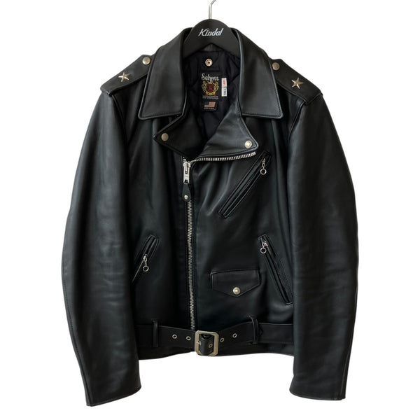 Schott(ショット) 613UST ONESTAR TALLライダースジャケット ブラック