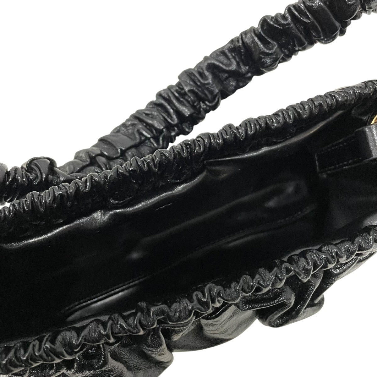Ruched LeatherショルダーバッグSBMP0297U0