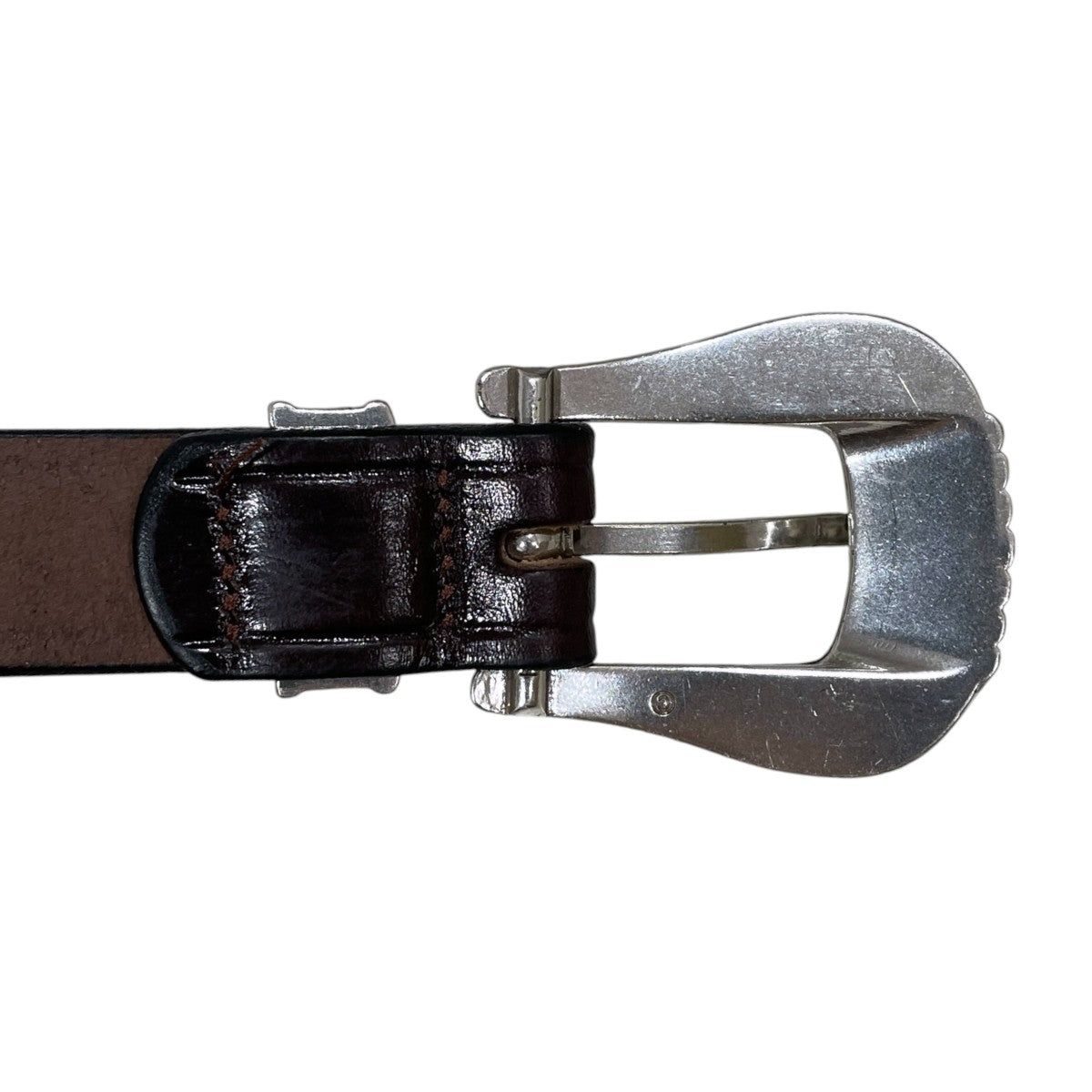 レザーベルト 3-PIECE SILVER BUCKLE BELT スリーピースシルバーバックルベルト 3092
