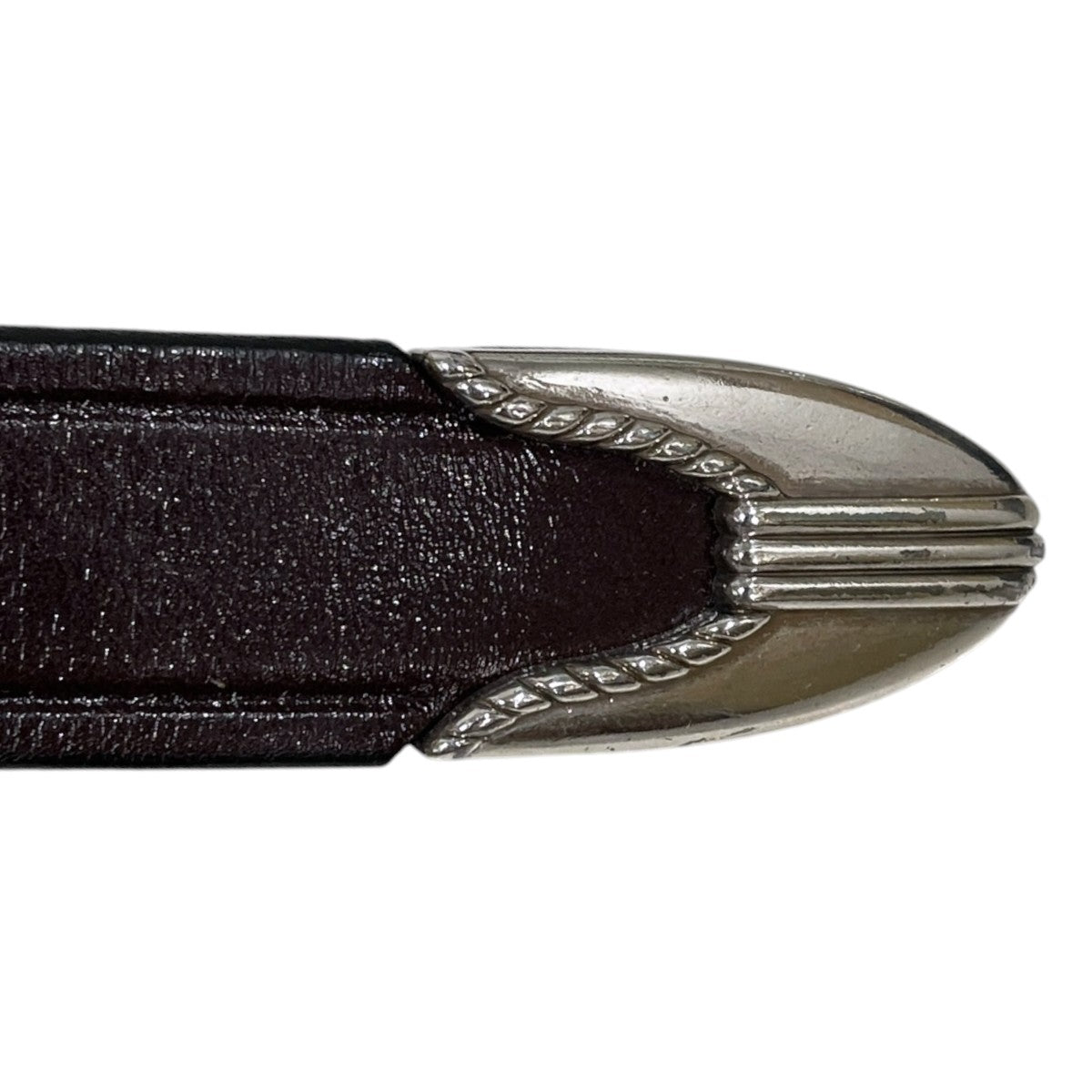 レザーベルト 3-PIECE SILVER BUCKLE BELT スリーピースシルバーバックルベルト 3092