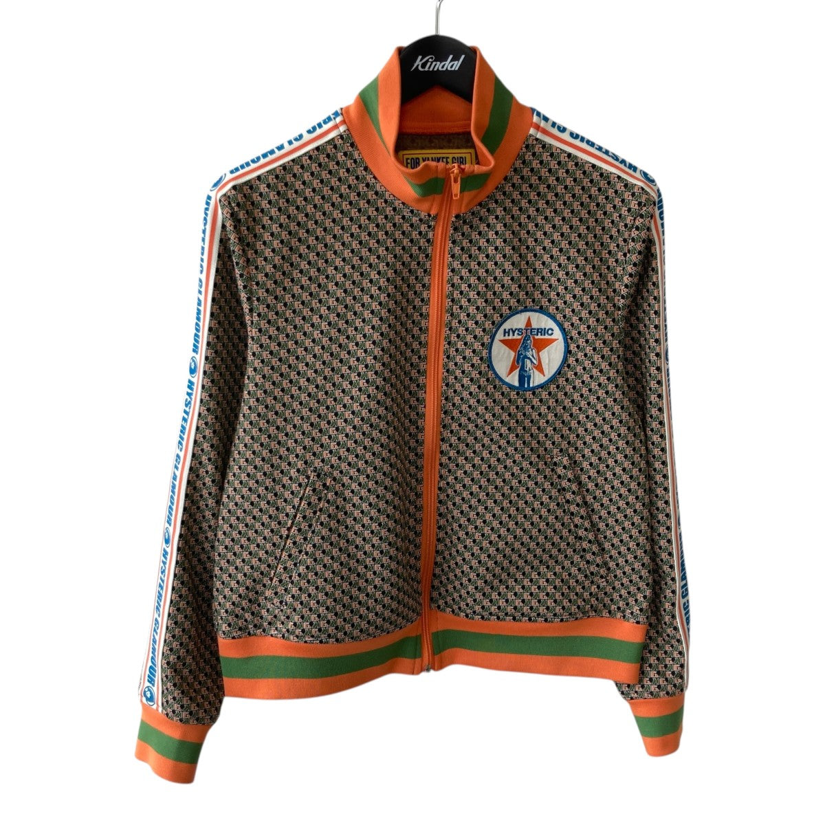 Hysteric Glamour HG MONOGRAMトラックジャケット01241AB01 古着・中古-1枚目のアイテム画像