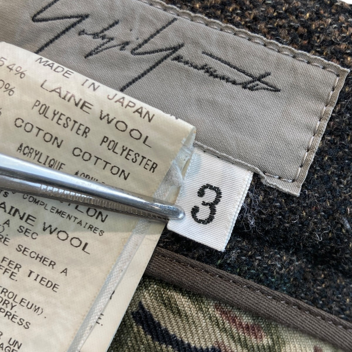 Yohji Yamamoto pour homme 14AWGOTHIC Camouflage print sarouel pants with charmカモフラサルエルパンツHF-P14-128 古着・中古-5枚目のアイテム画像