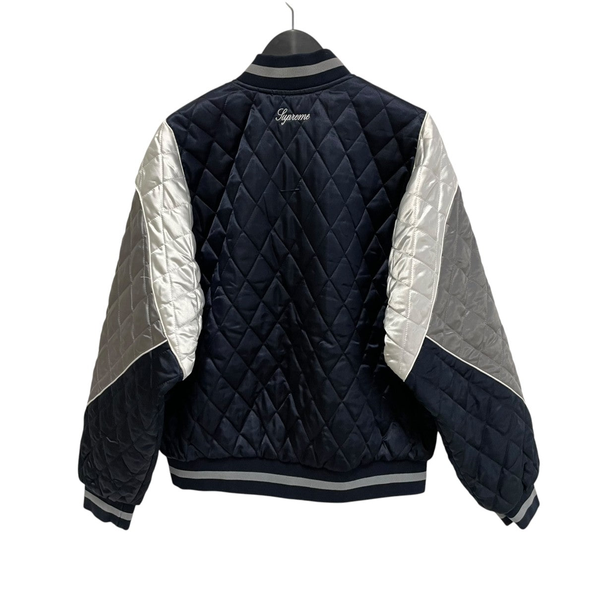 Quited Satin Varsity Jacketキルティングジャケット