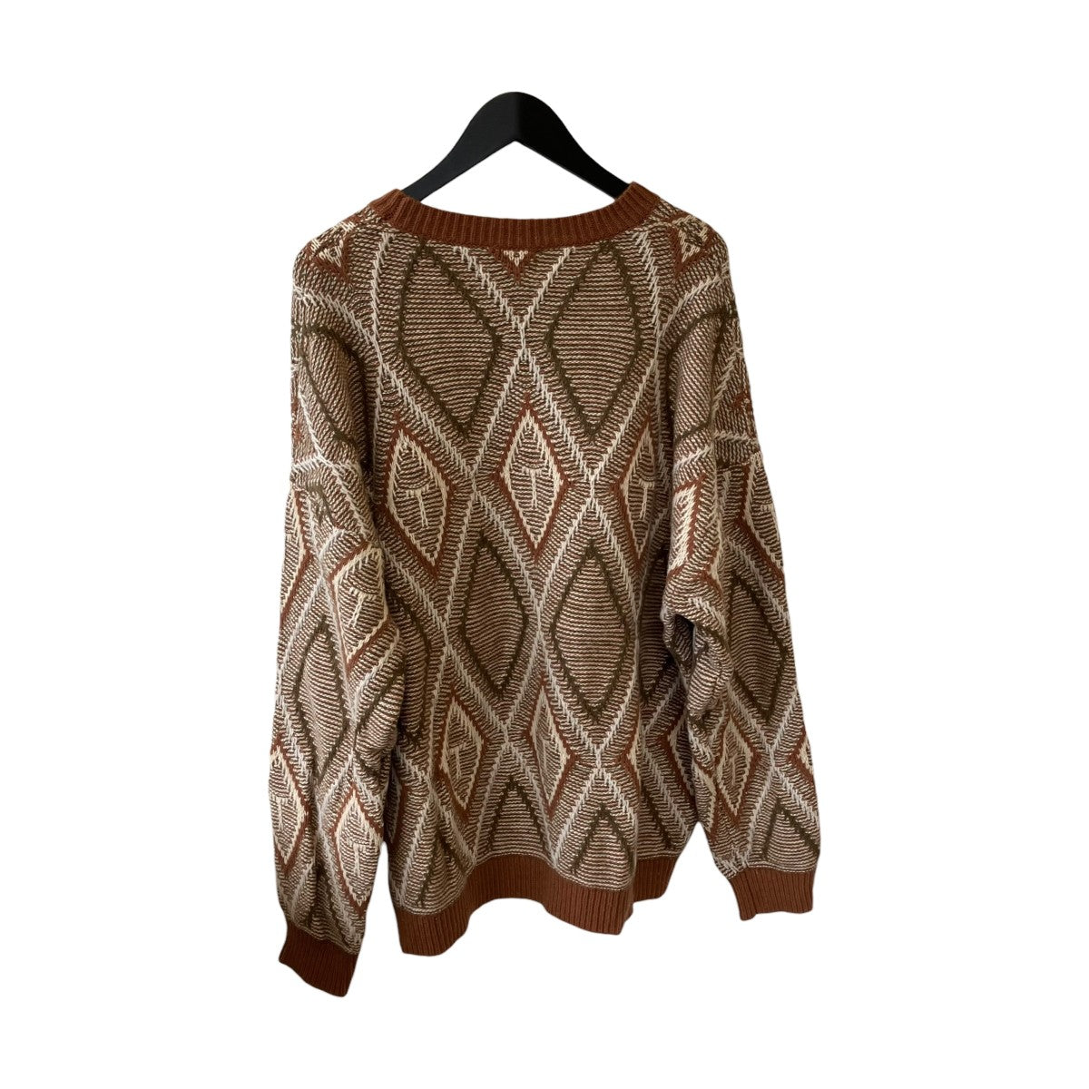 Diamond pull over knitニットTTT-2024SS-KT04