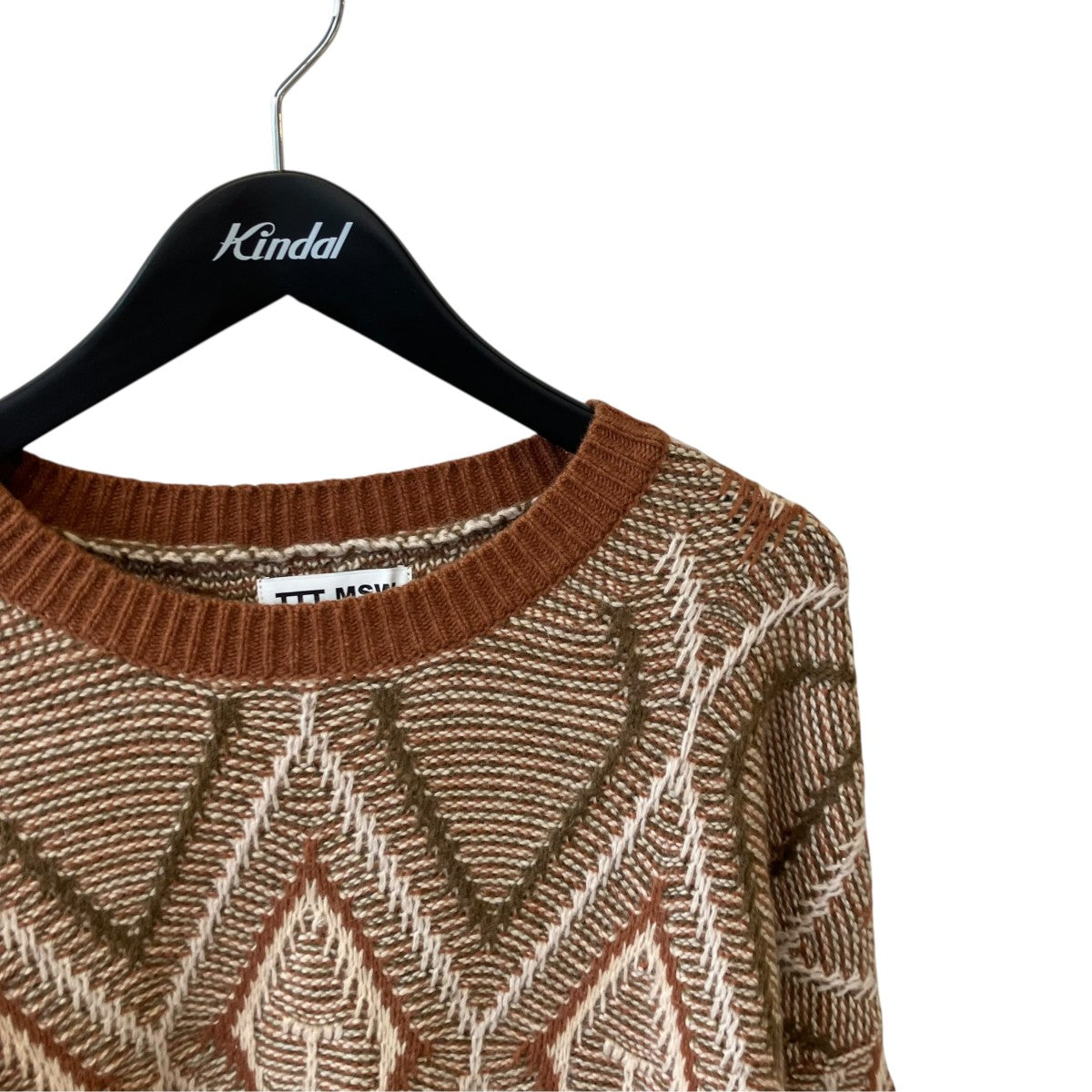 Diamond pull over knitニットTTT-2024SS-KT04