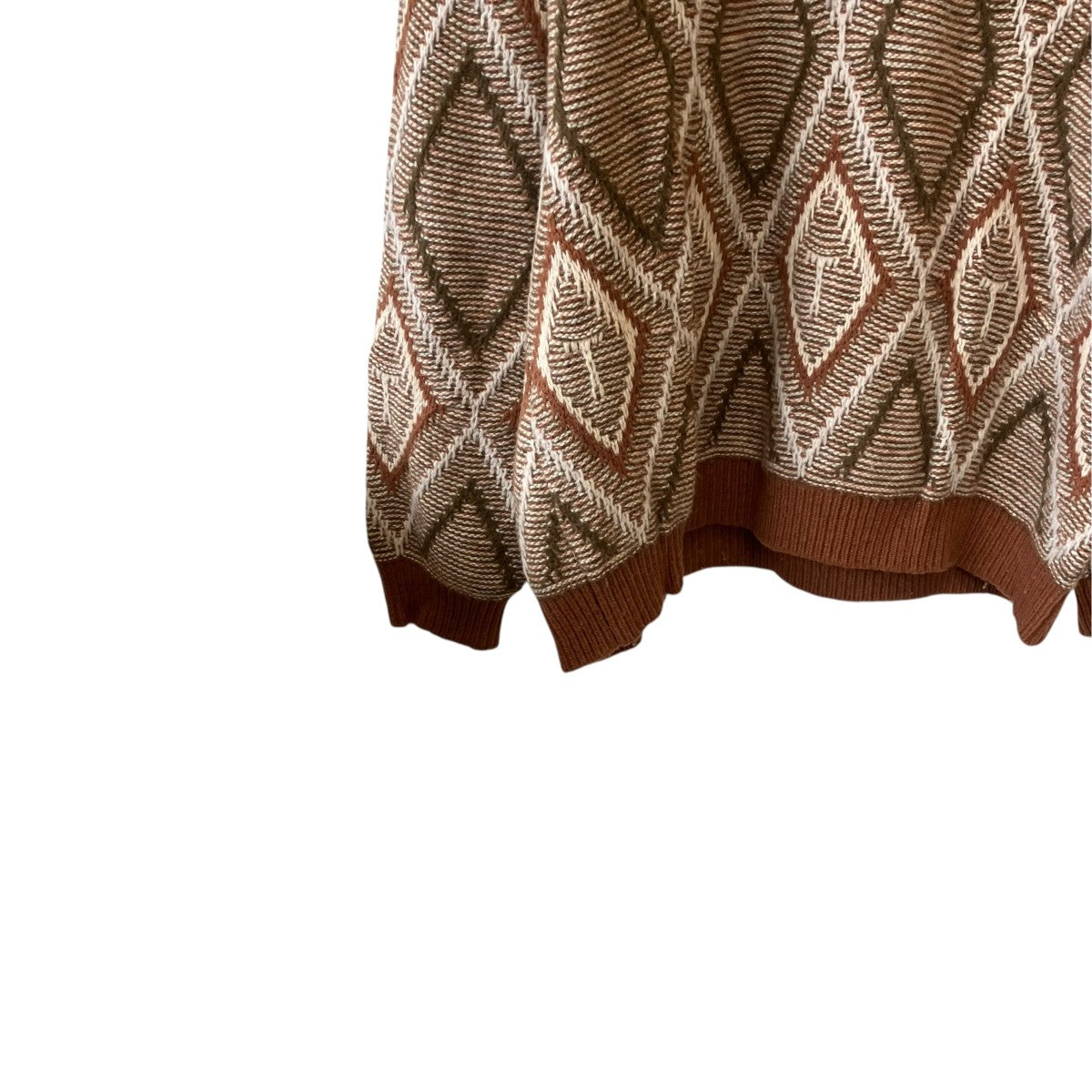 Diamond pull over knitニットTTT-2024SS-KT04