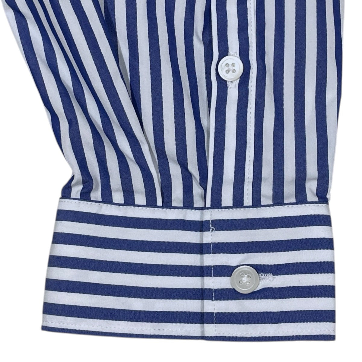 FreshService ストライプ柄長袖シャツ CORPORATE BLUE STRIPE REGULAR COLLAR SHIRT コーポレート ブルーストライプ レギュラーカラーシャツ FSW-22-SH_170 古着・中古-4枚目のアイテム画像