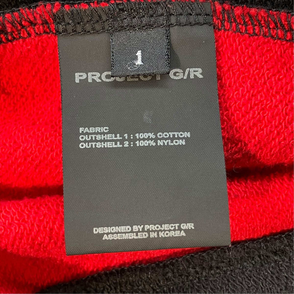 Reconstructed Hybrid Track Jacketジャケット