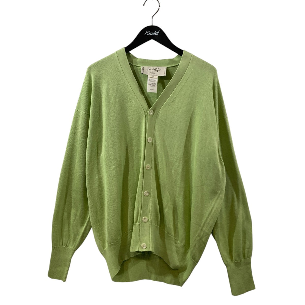 Olde Homesteader SILK PLAIN STITCH CARDIGANカーディガン04224 古着・中古-1枚目のアイテム画像