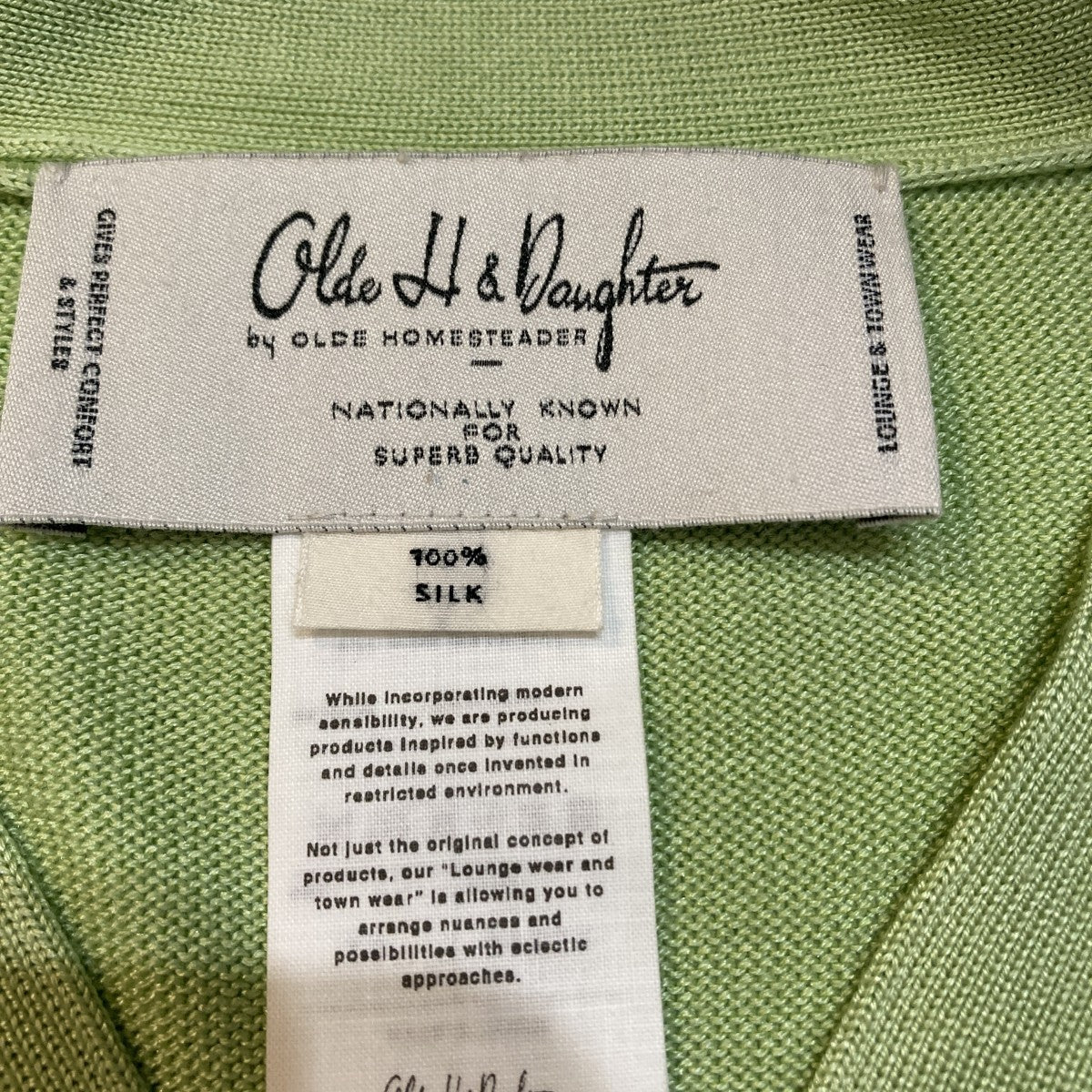 Olde Homesteader SILK PLAIN STITCH CARDIGANカーディガン04224 古着・中古-7枚目のアイテム画像